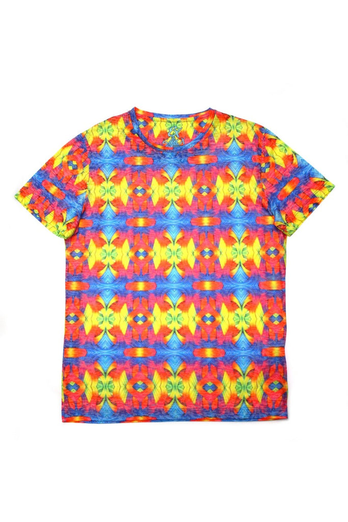 Multi Colors Print T-Shirt All Over Print T-Shirts EightX   