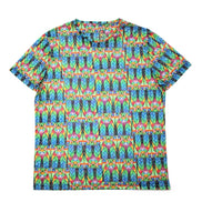 Green Print T-Shirt All Over Print T-Shirts EightX   