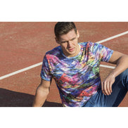 Vibrant Multi Colors Print T-Shirt All Over Print T-Shirts EightX   