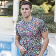 Multi Paint Splash T-Shirt All Over Print T-Shirts EightX   