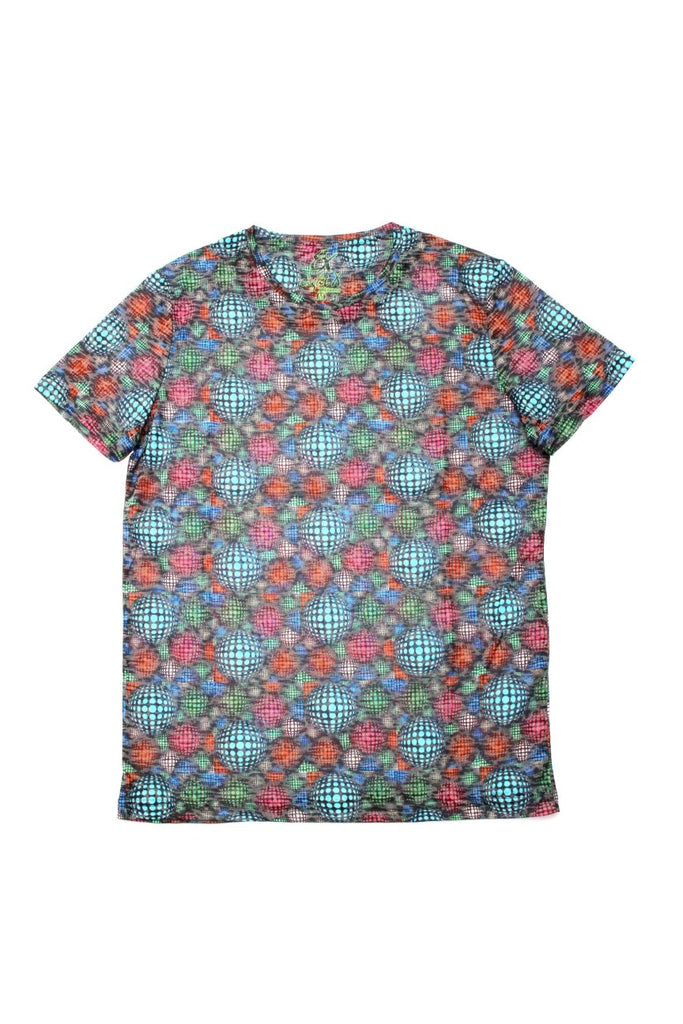 Multi Colored Print T-Shirt All Over Print T-Shirts EightX   