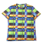 Multi Color Stripes Print T-Shirt All Over Print T-Shirts EightX   