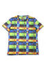 Multi Color Stripes Print T-Shirt All Over Print T-Shirts EightX   