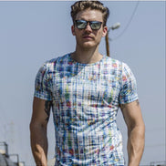 Multi Color DigiDesign Print T-Shirt All Over Print T-Shirts EightX   