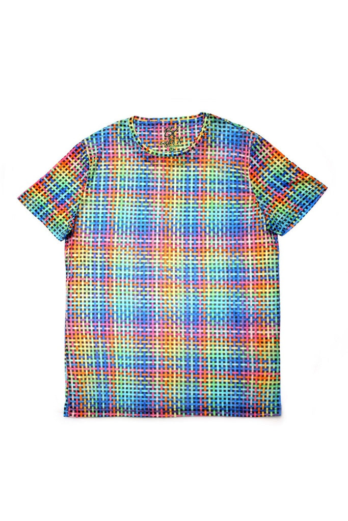 Multi Color Print T-Shirt All Over Print T-Shirts EightX   