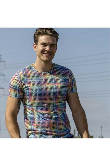 Multi Color Print T-Shirt All Over Print T-Shirts EightX   
