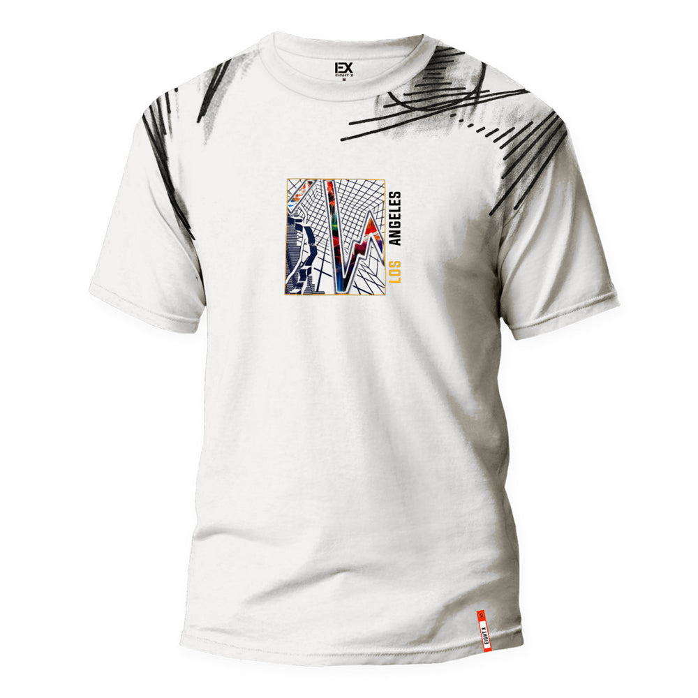LA Boom 8X Street T-Shirt - White Graphic T-Shirts Eight-X WHITE S 