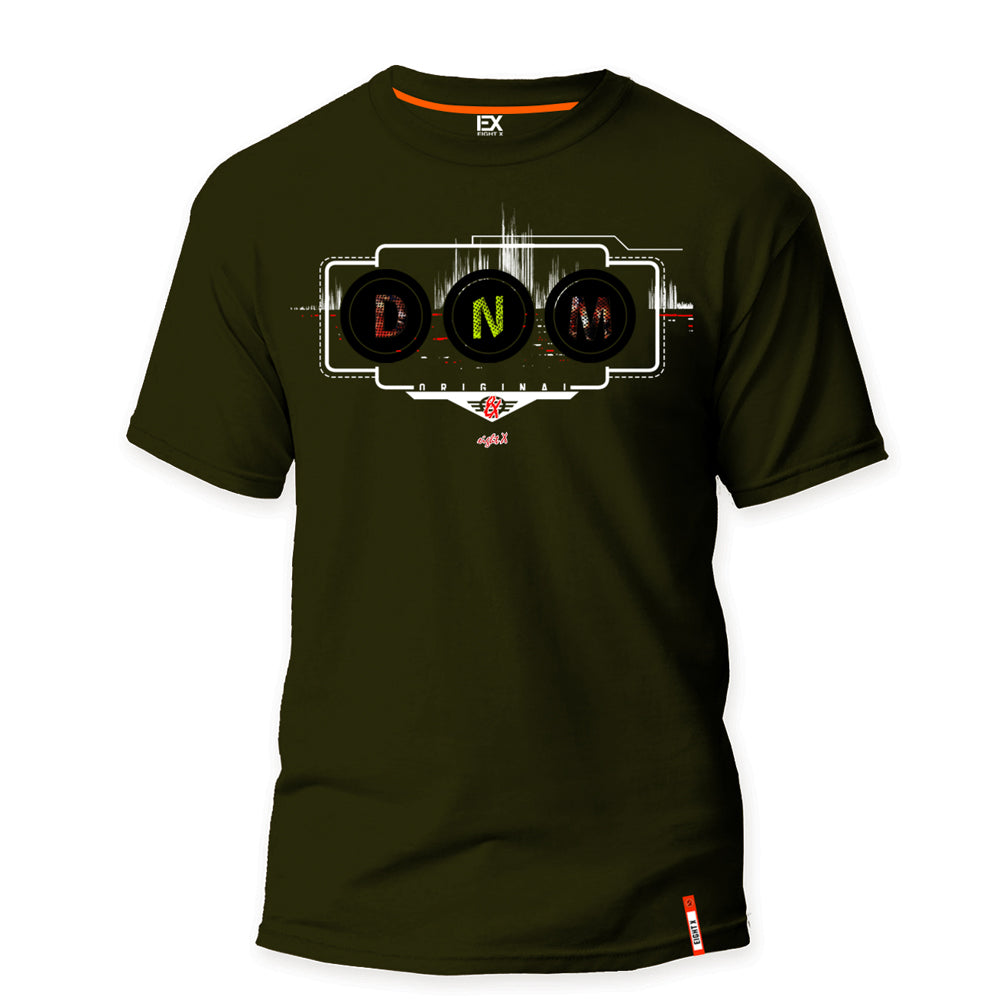 DNM 8X Street T-Shirt - Olive Graphic T-Shirts Eight-X GREEN S 