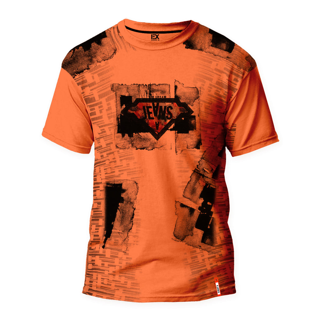The Dream Jeans 8X Street T-Shirt - Coral Graphic T-Shirts Eight-X ORANGE S 