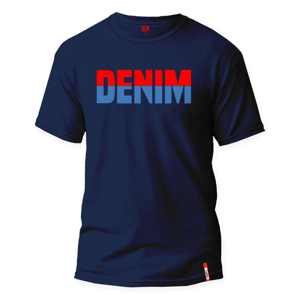 Big Denim 8X Street T-Shirt - Navy Graphic T-Shirts Eight-X NAVY S 