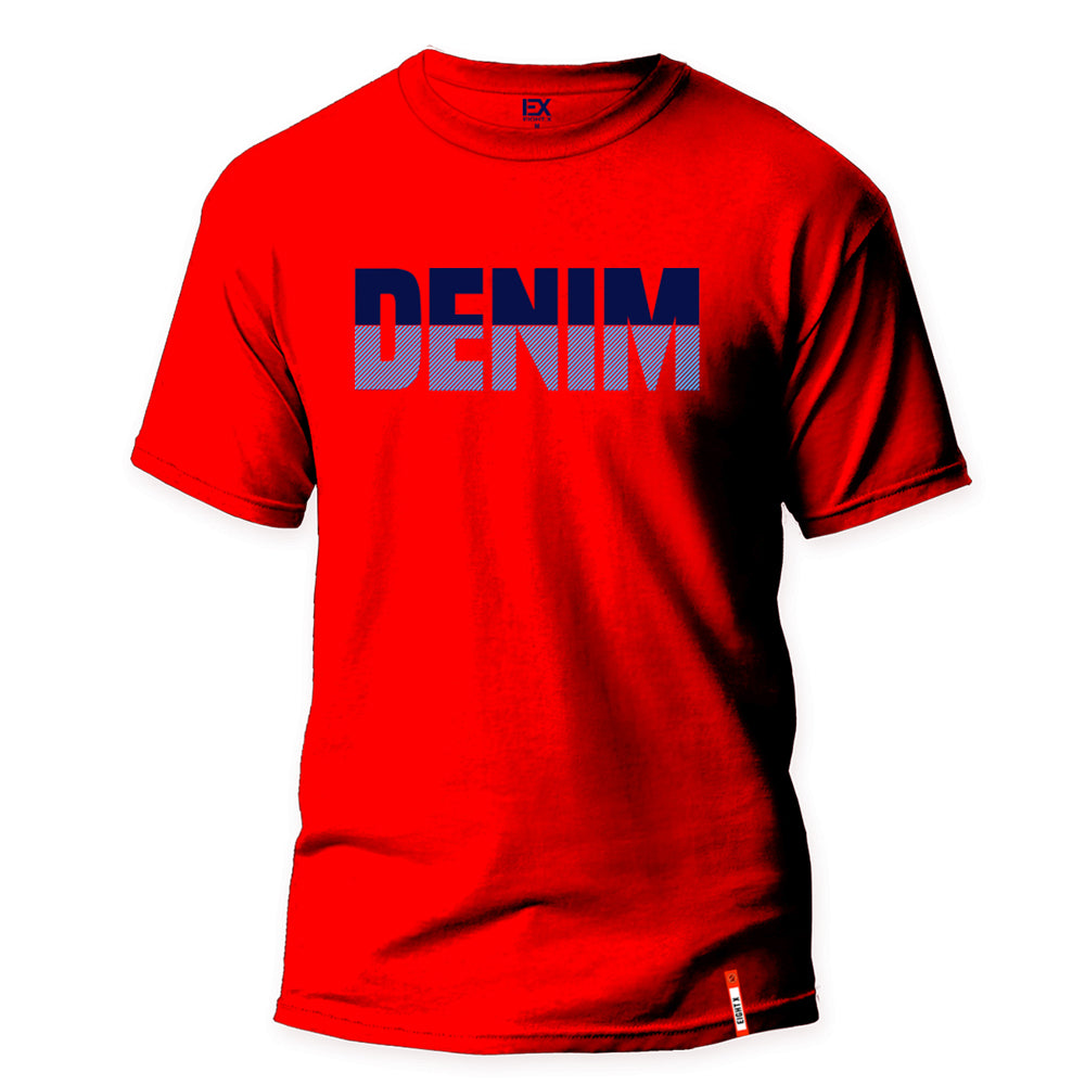 Big Denim 8X Street T-Shirt - Red Graphic T-Shirts Eight-X RED S 
