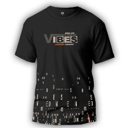 Vibes 8X Street T-Shirt - Black Graphic T-Shirts Eight-X BLACK S