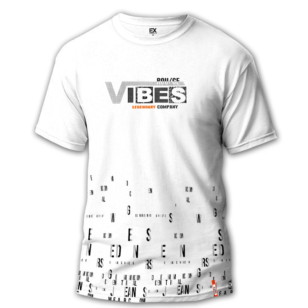Vibes 8X Street T-Shirt - White Graphic T-Shirts Eight-X WHITE S