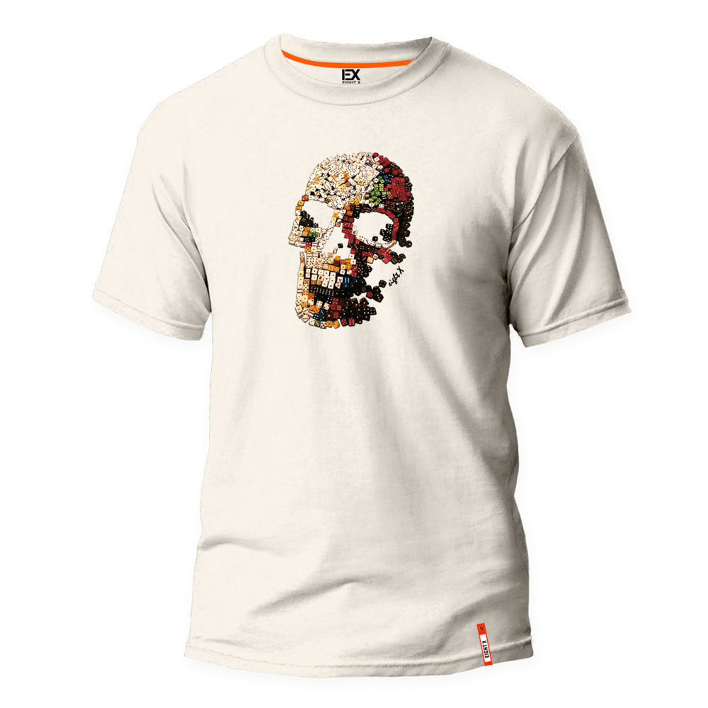 No Risk No Reward 8X Street T-Shirt - Off White Graphic T-Shirts Eight-X WHITE S