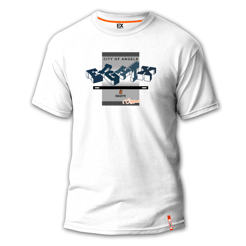 Blocks 8X Street T-Shirt - White Graphic T-Shirts Eight-X WHITE S 
