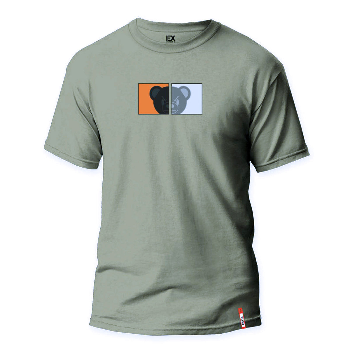Attitude 8X Street T-Shirt - Olive Green Graphic T-Shirts Eight-X GREEN S
