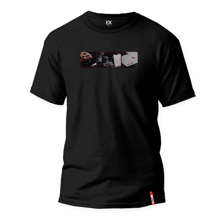 Spin of the Wheel 8X Street T-Shirt - Black Graphic T-Shirts Eight-X BLACK S