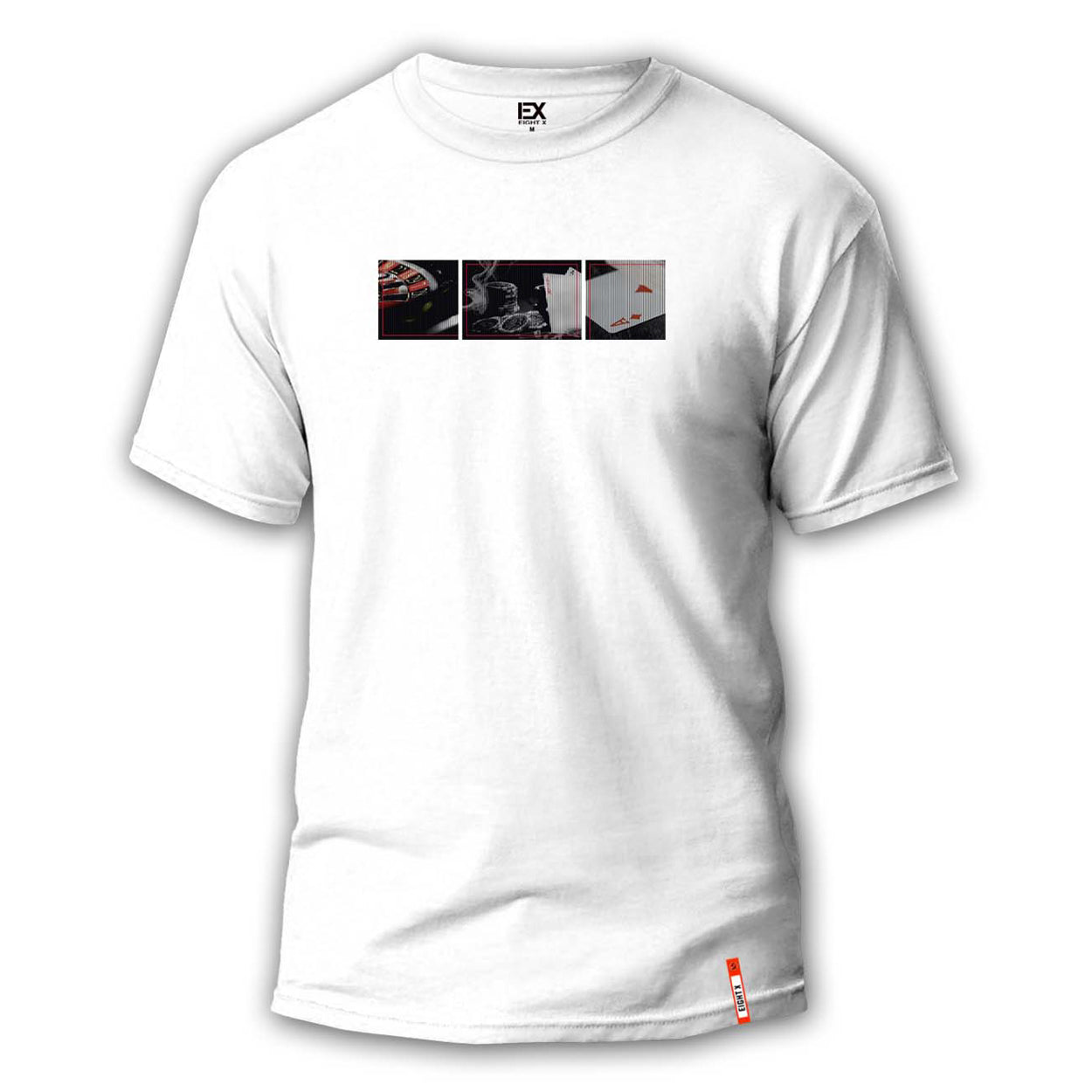Spin of the Wheel 8X Street T-Shirt - White Graphic T-Shirts Eight-X WHITE S