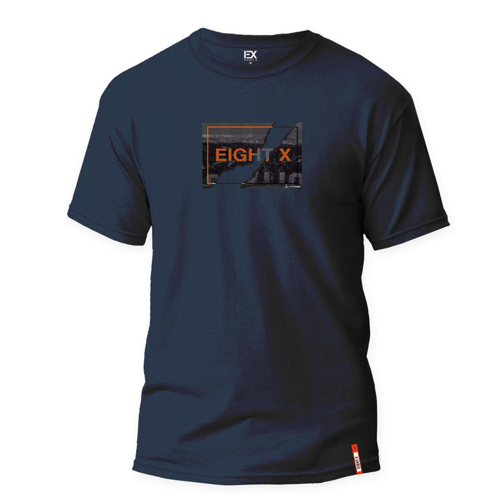 Backstage 8X Street T-Shirt - Navy Graphic T-Shirts Eight-X NAVY S 
