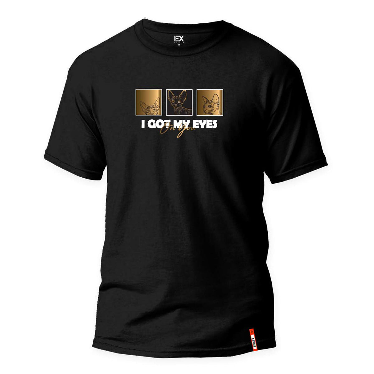 Eyes on You 8X Street T-Shirt - Black Graphic T-Shirts Eight-X BLACK S
