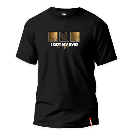 Eyes on You 8X Street T-Shirt - Black Graphic T-Shirts Eight-X BLACK S