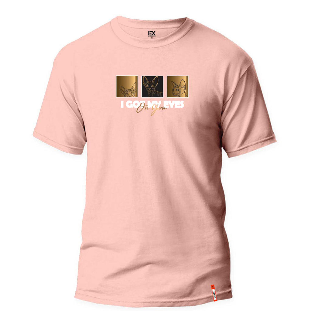 Eyes on You 8X Street T-Shirt - Soft Pink Graphic T-Shirts Eight-X PINK S 