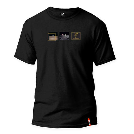One Giant Leap 8X Street T-Shirt - Black Graphic T-Shirts Eight-X BLACK S