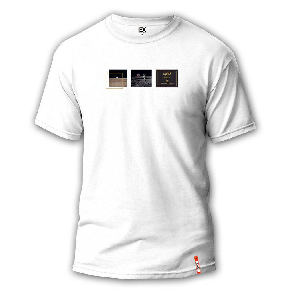 One Giant Leap 8X Street T-Shirt - White Graphic T-Shirts Eight-X WHITE S 