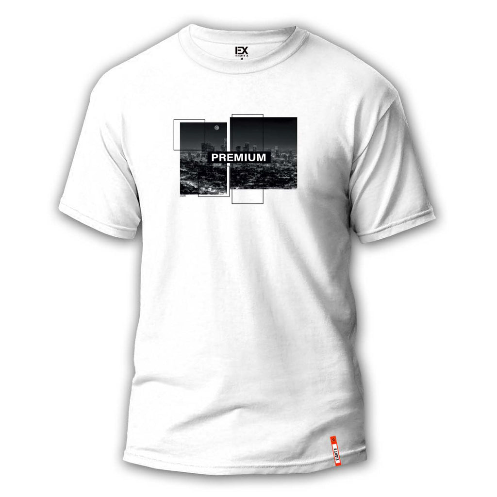 LA Nights 8X Street T-Shirt - White Graphic T-Shirts Eight-X WHITE S 