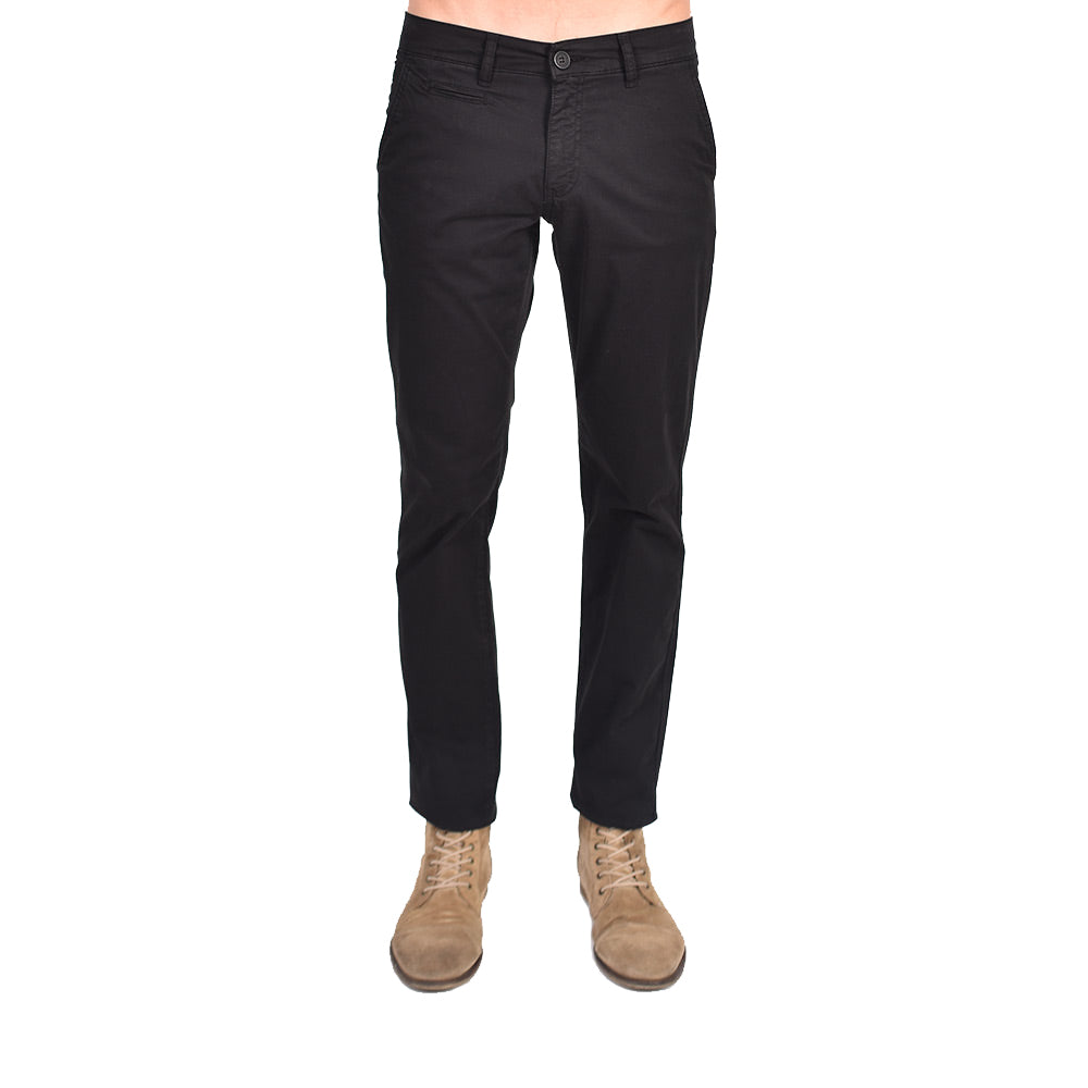 Slim Fit Chino Pants - Classic Black Chino Pants Eight-X   