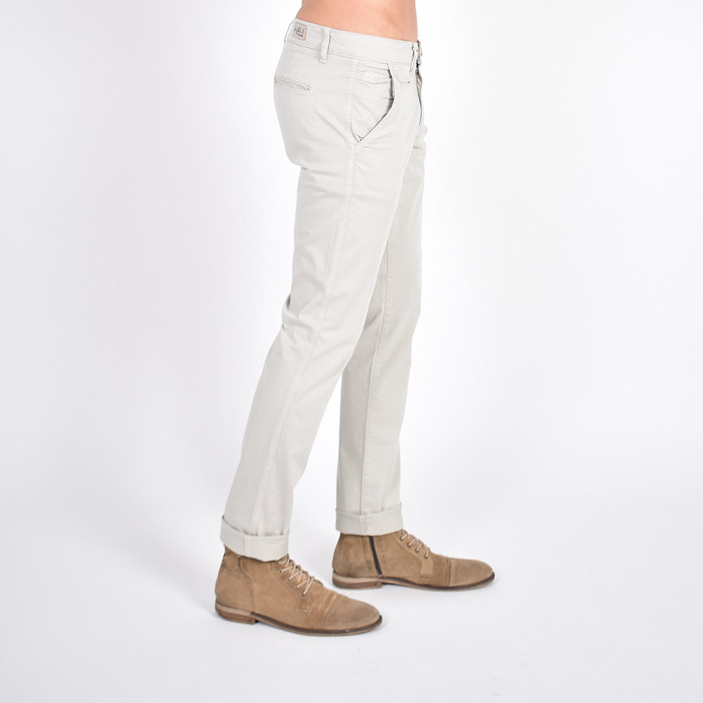 Slim Fit Chino Pants - Staple Beige Chino Pants Eight-X   