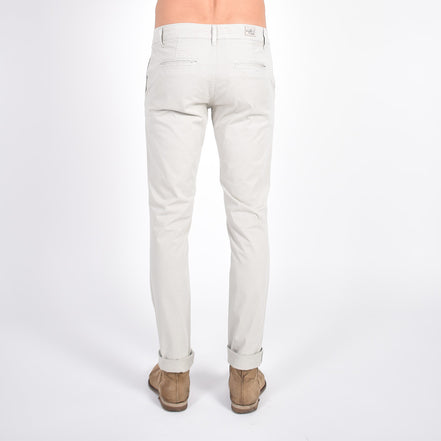 Slim Fit Chino Pants - Staple Beige Chino Pants Eight-X   