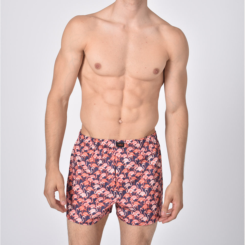 Flamingo Print Boxers Boxers EightX   