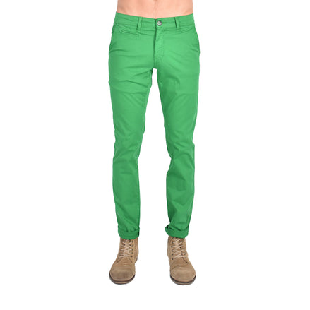 Slim Fit Chino Pants - Emerald Green Chino Pants Eight-X   
