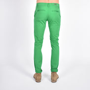 Slim Fit Chino Pants - Emerald Green Chino Pants Eight-X   