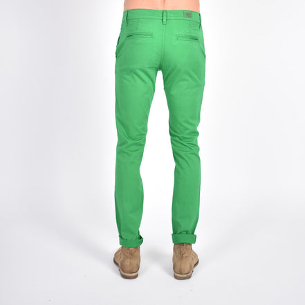 Slim Fit Chino Pants - Emerald Green Chino Pants Eight-X   