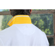 White Polo With Yellow Trim Polos EightX