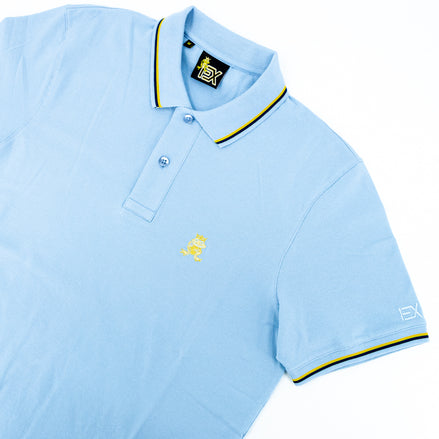 Diego FROG Gold Edition Polo - Blue Polos Eight-X