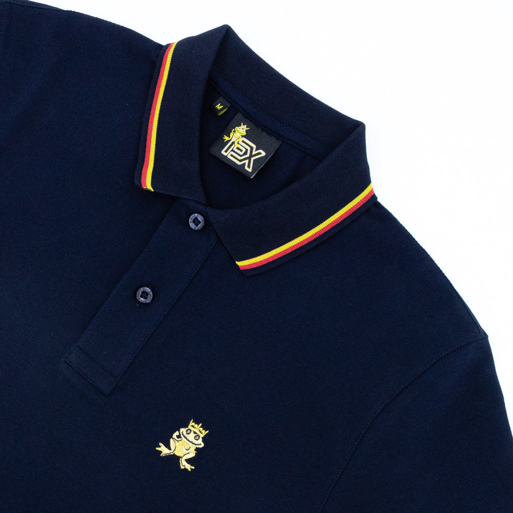 Diego FROG Gold Edition Polo - Navy Polos Eight-X