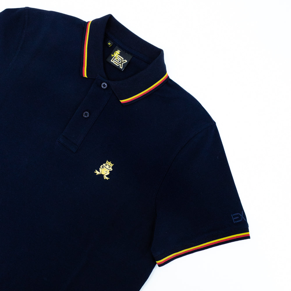 Diego FROG Gold Edition Polo - Navy Polos Eight-X