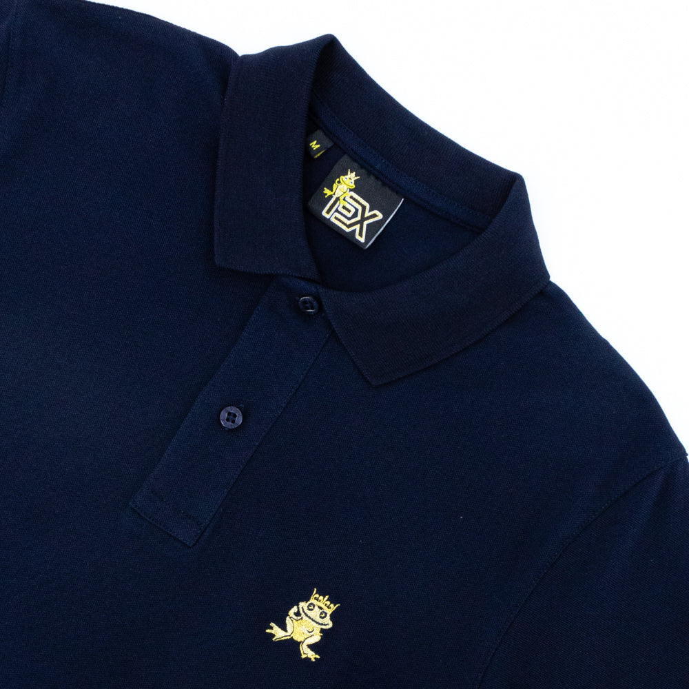 Adrián FROG Gold Edition Polo - Navy Polos Eight-X   