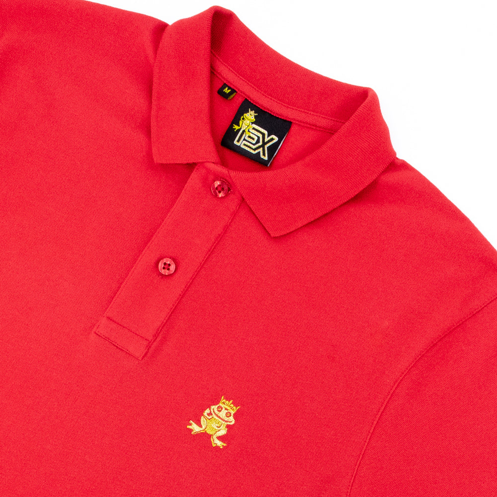 Adrián FROG Gold Edition Polo - Red Polos Eight-X   