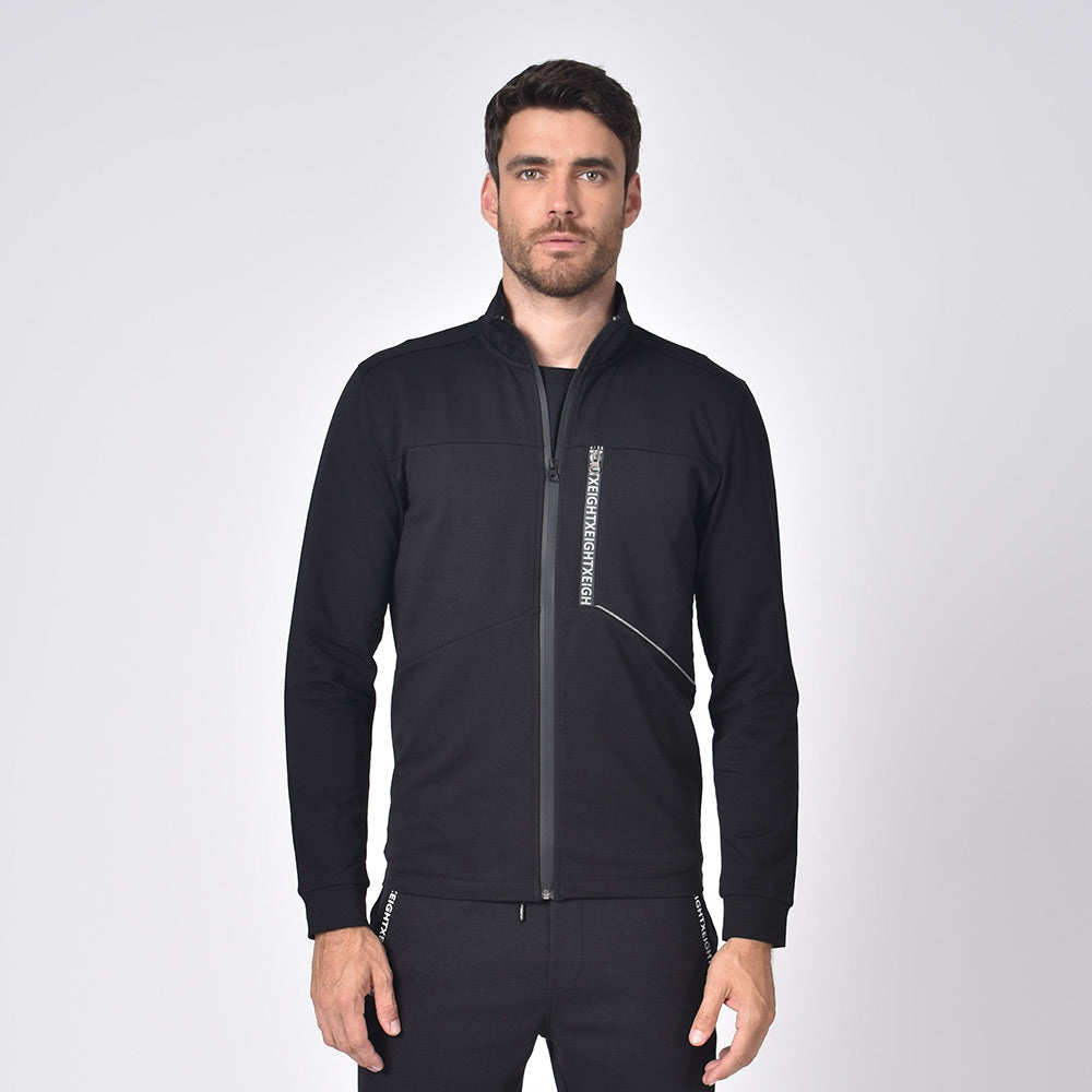 Track Jacket with Front Pocket Jackets Eight-X   