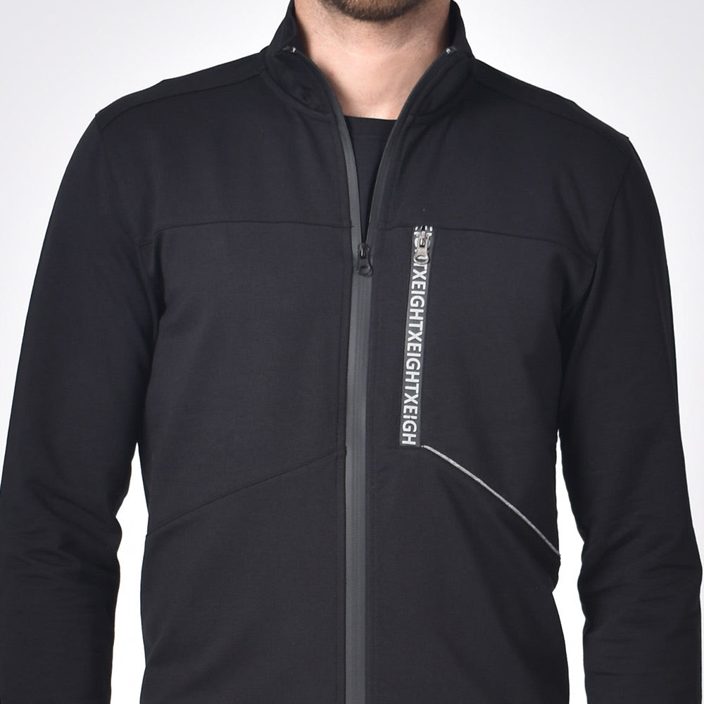 Track Jacket with Front Pocket Jackets Eight-X   