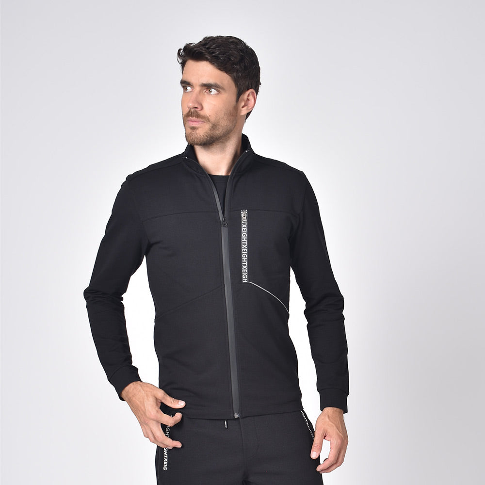 Track Jacket with Front Pocket Jackets Eight-X   