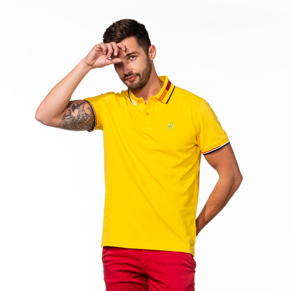 Pablo FROG Polo - Yellow Polos Eight-X   