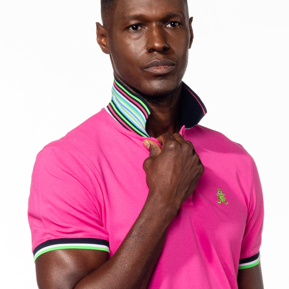 Bruno FROG Polo - Fuchsia Polos Eight-X   