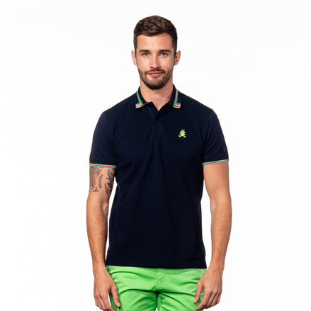 Alfonso FROG Polo - Navy Polos Eight-X
