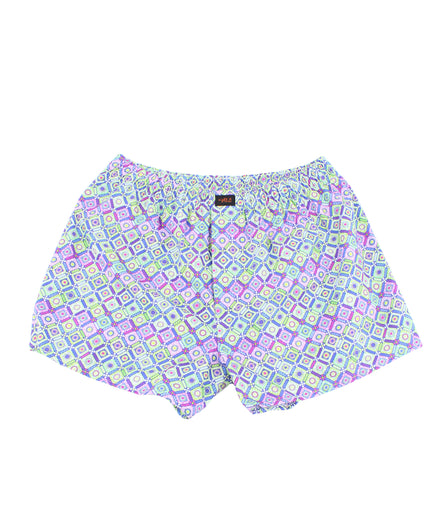Lilac Print Boxers Boxers EightX   