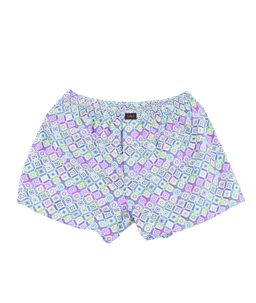 Lilac Print Boxers Boxers EightX   